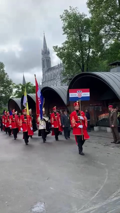 Hodočašće hrvatske vojske i policije u Lourdes 2024.